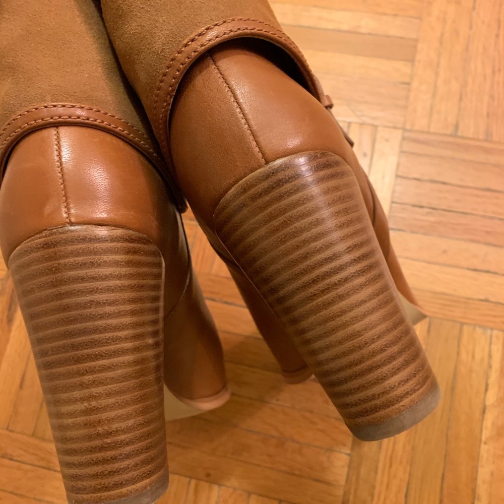 Michael Kors Leather Booties Size 9.5 - Picture 3 of 5